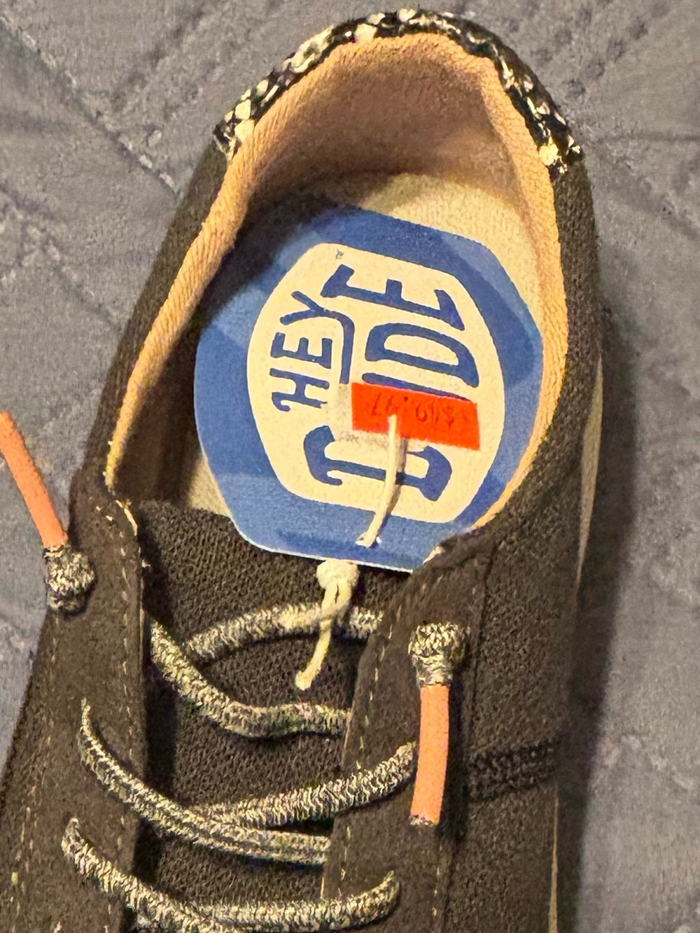 🆕 Hey Dude Black Canvas Sneakers - Picture 6 of 7